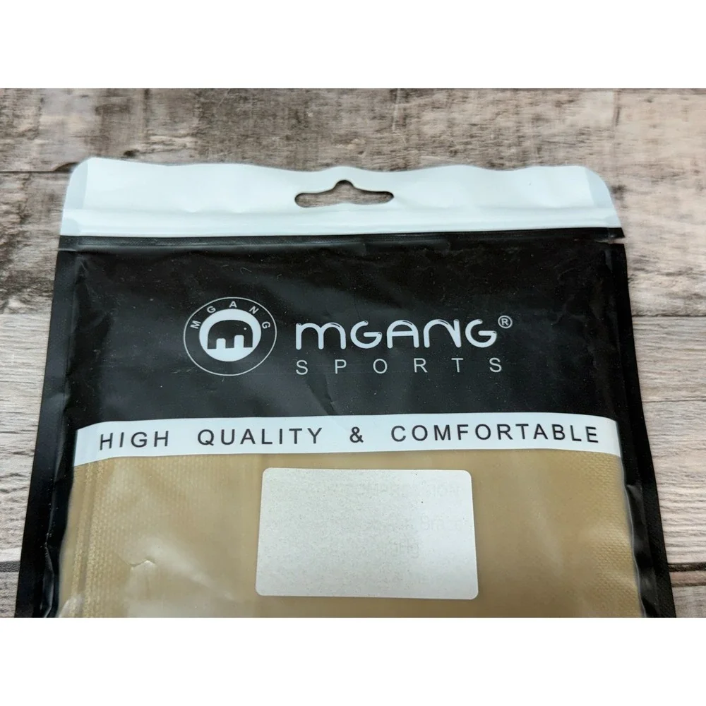 MGANG Sports Knee Compression Sleeve Daily Wear‎ Beige Medium
